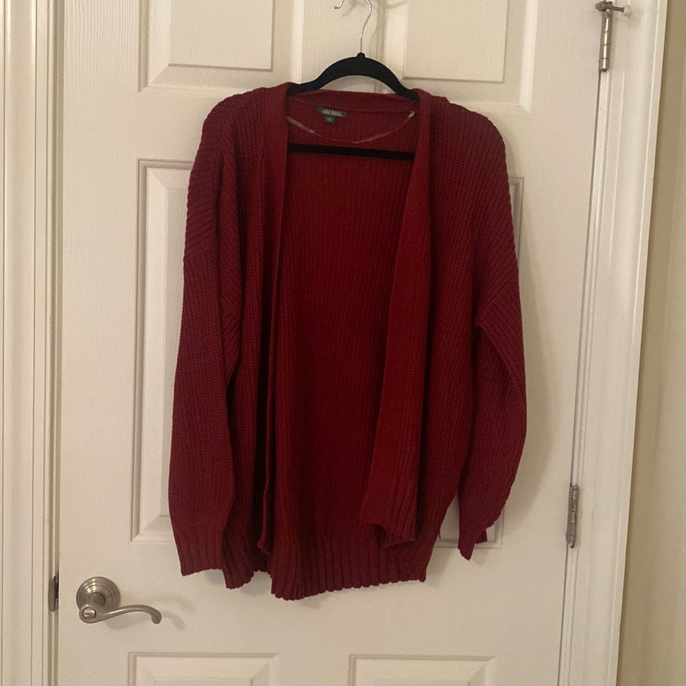 Wild Fable maroon cardigan